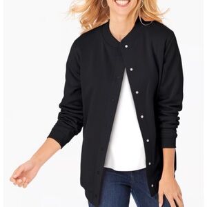 Blair Women's Black Bomber Jacket